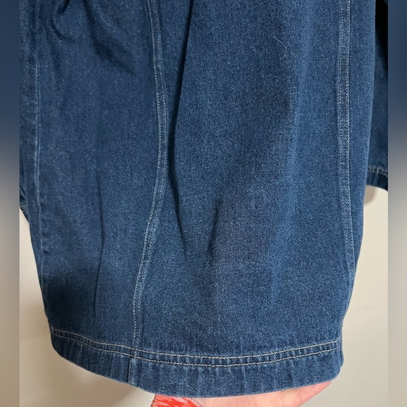 Denim&Co Vintage 90s Denim Chore Jacket Coat Size Medium Y2K - Picture 8 of 13